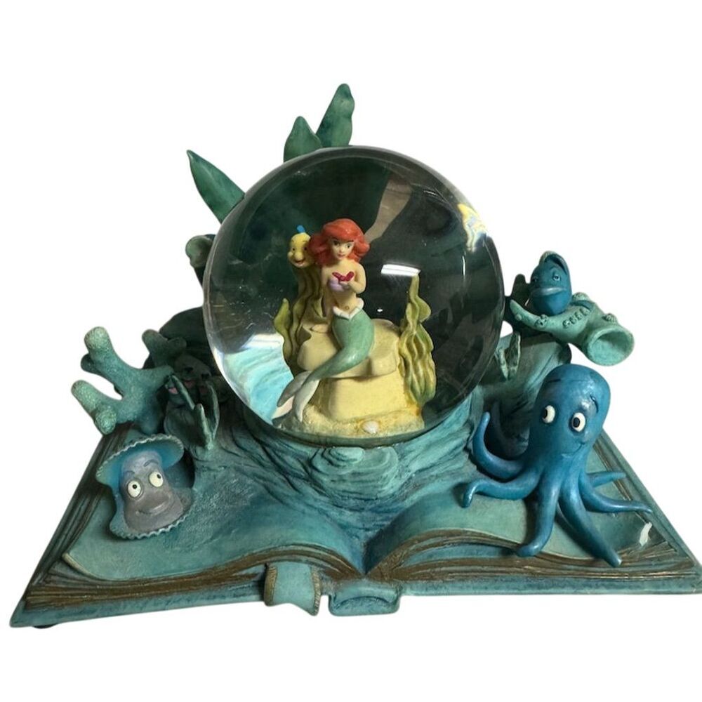 Disney Ariel Little Mermaid Snow Globe 2012 Hallmark Collection